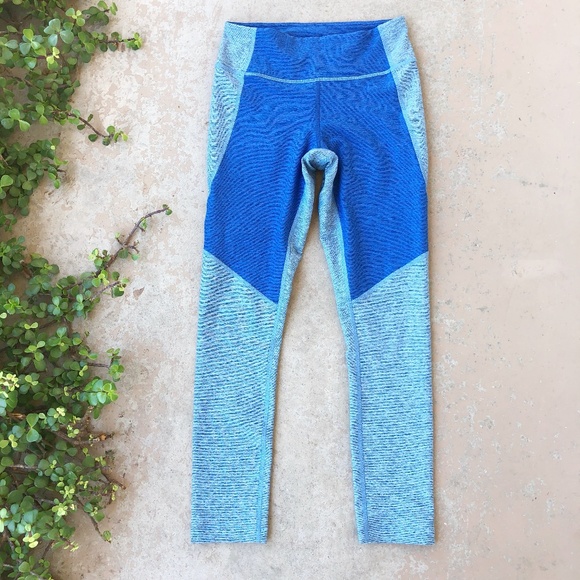 Outdoor Voices Pants - Outdoor Voices Two Tone Blue Heather Leggings